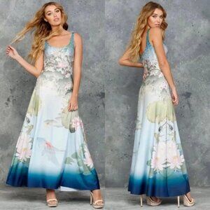 Blackmilk XS Don't Be Koi Maxi Dress